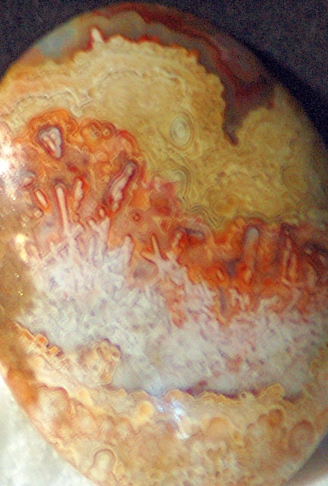 Crazy Lace Agate Cabochon 46 carats