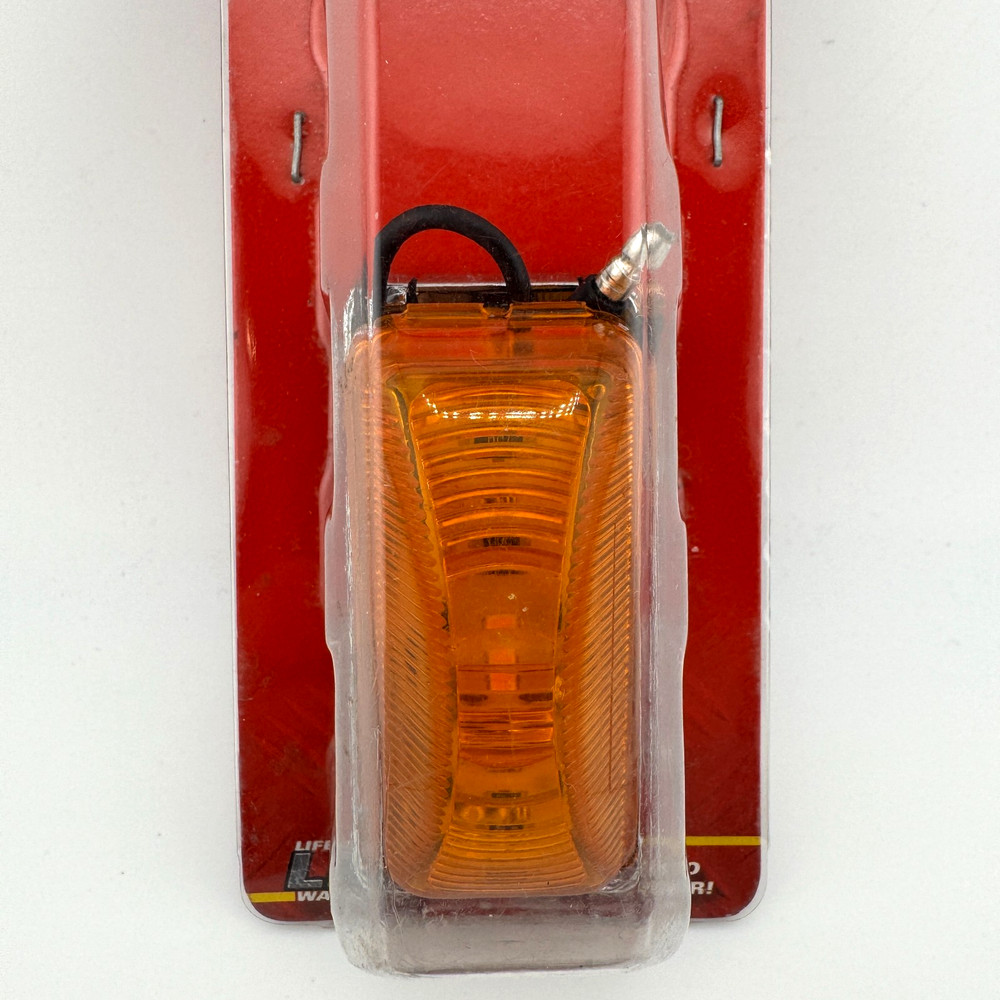 AL90 Series Yellow Rectangular Snap-in Mount LED Clearance Marker Lights -2 Pack