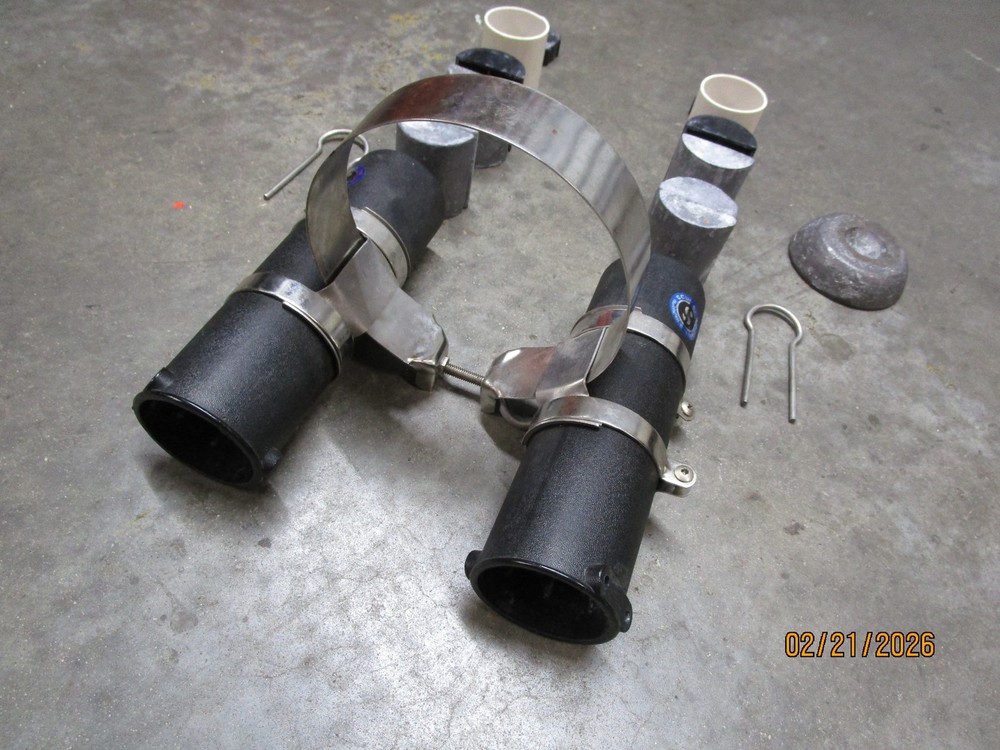Vintage Scuba Pro Dive Tank Weights w Quick Release