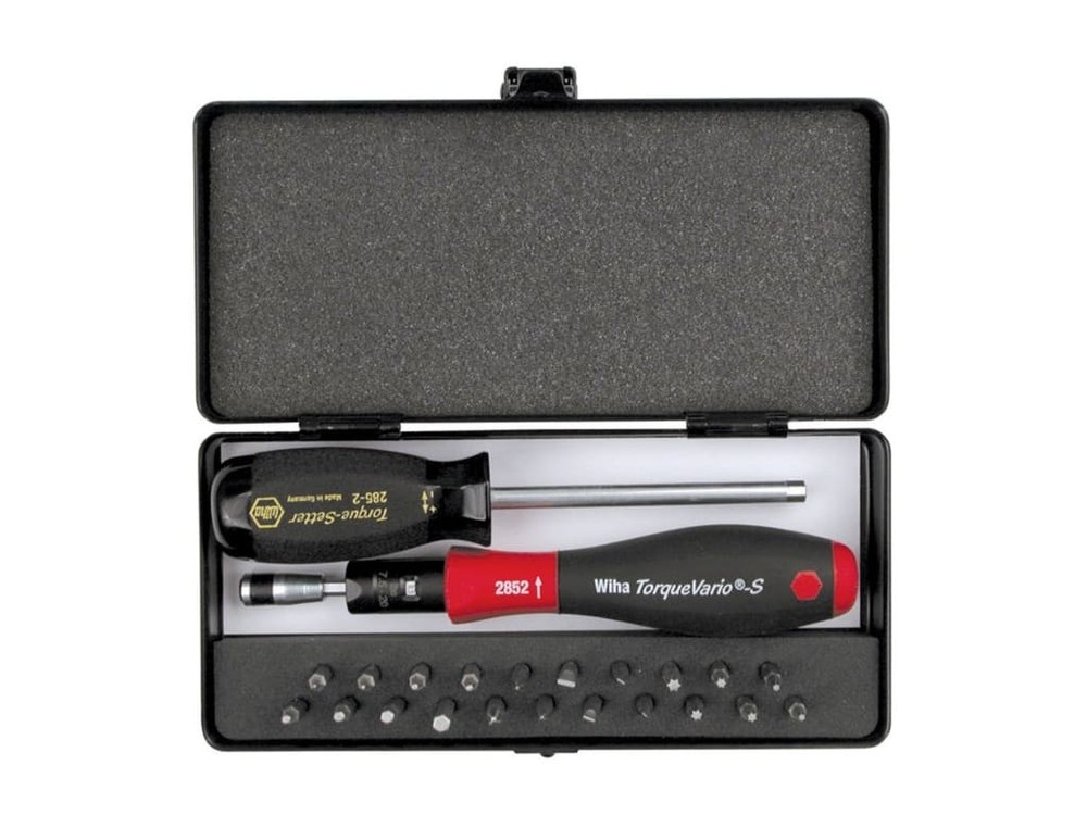 Wiha 28590 - 24 Piece Torquevario-s Microbits Set