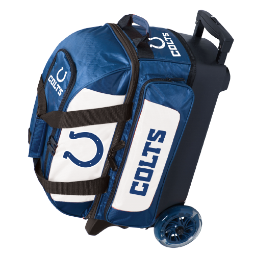 KR Strikeforce NFL Indianapolis Colts 2 Ball Roller Bowling Bag