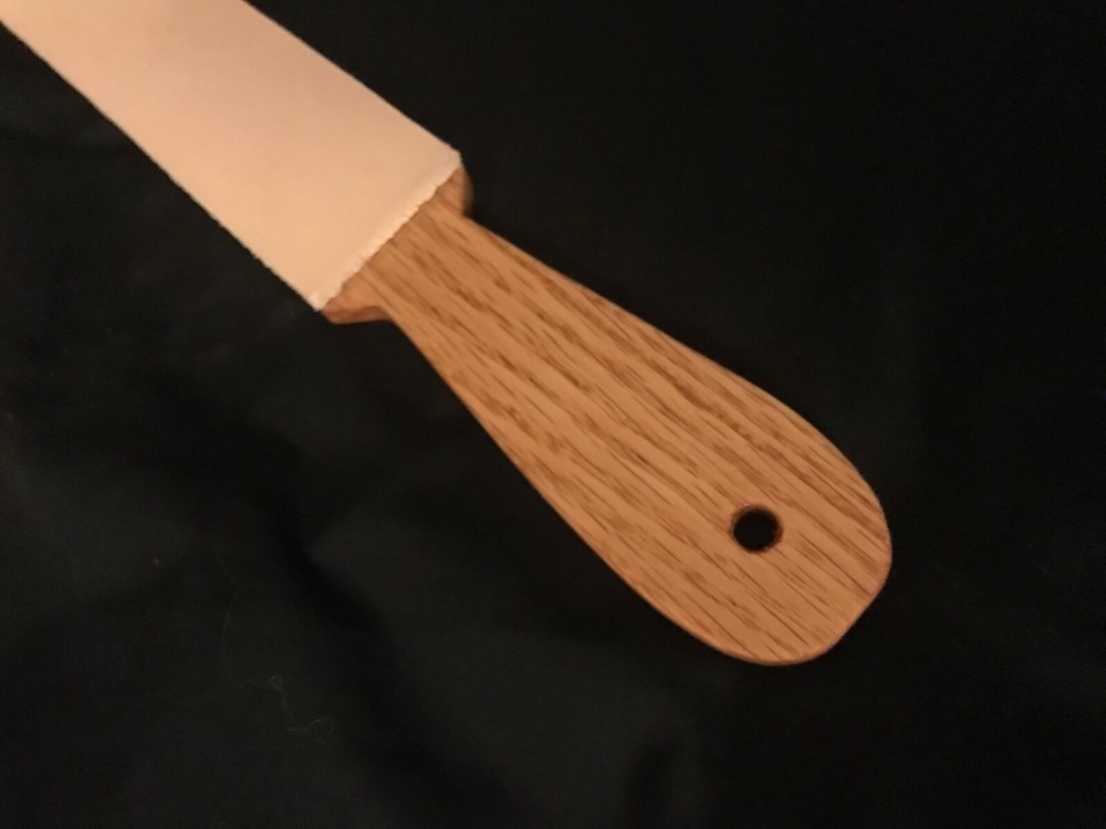 Premium 12" Single Side Oak and Leather Knife/Tool/Razor Strop