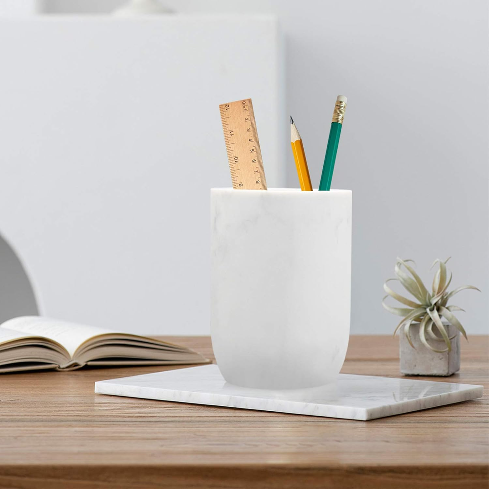 Toothbrush Holder Polyresin Toothbrush Organizer Stand,Multi-Functional Toothpas