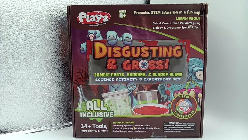 Disgusting N' Gross Zombie Poop -DIY Stem Learning & Educational Science Kit...