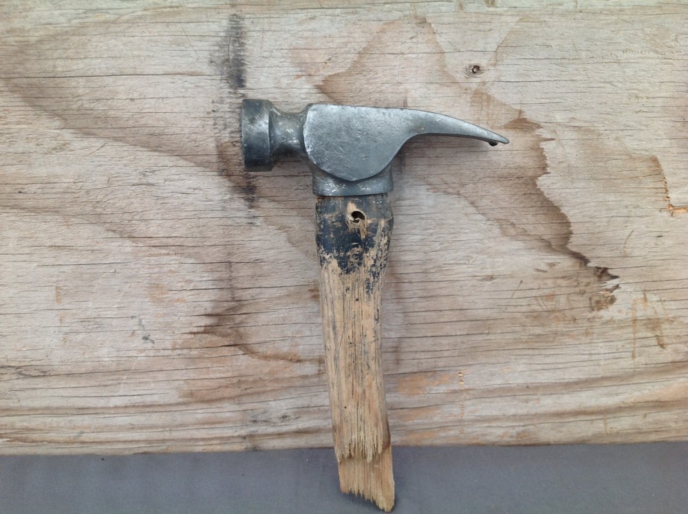 Vintage Large Waffle Head Framing Hammer Head
