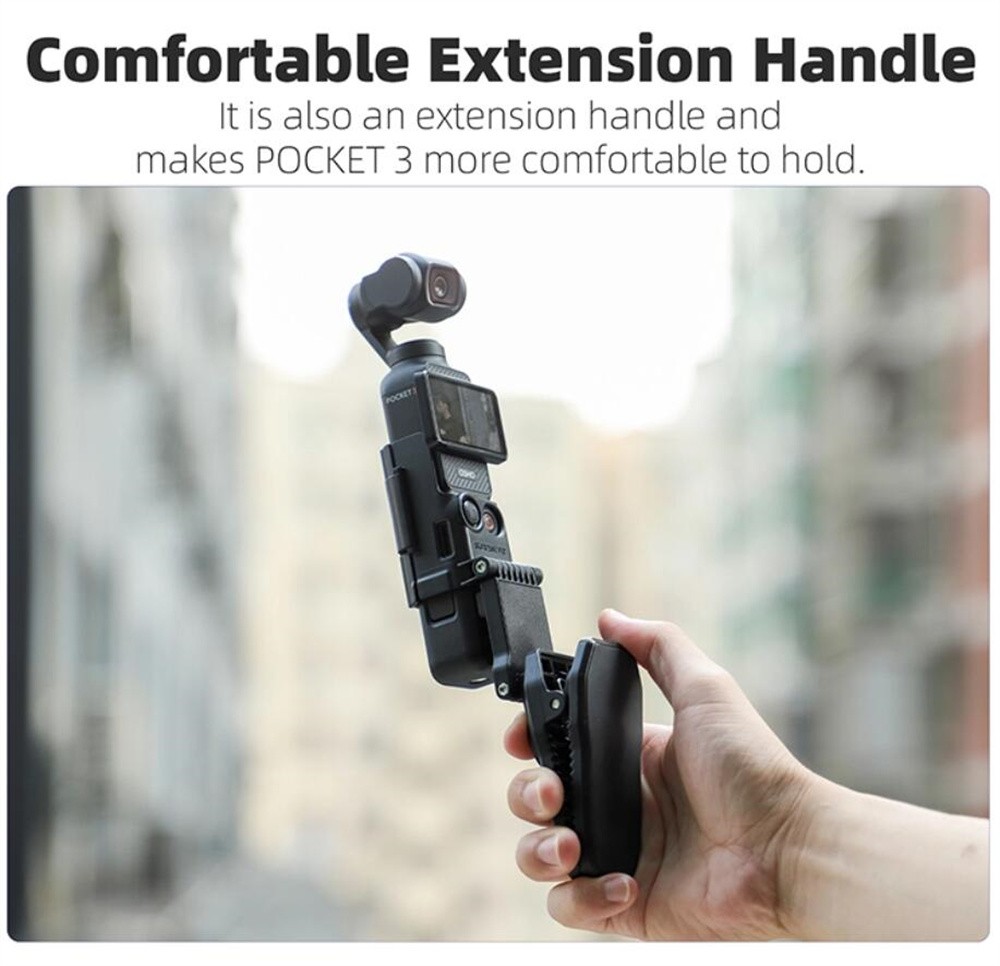 Stretchable Backpack Clip Rotatable Magnetic Vlog Mount for DJI Pocket 3 Camera