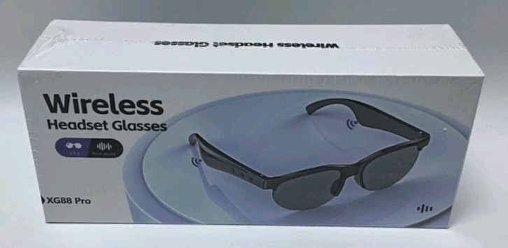 Wireless Bluetooth Headset Glasses  XG88 Pro Music, Quick Pairing, Intelligent