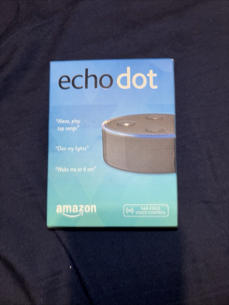 Amazon Echo Dot  2nd Generation Smart Speaker Alexa - Black - NEW