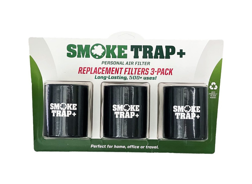 ECO Replacement Filters for Smoke Trap - 3 Pack - Zero Plastic Waste