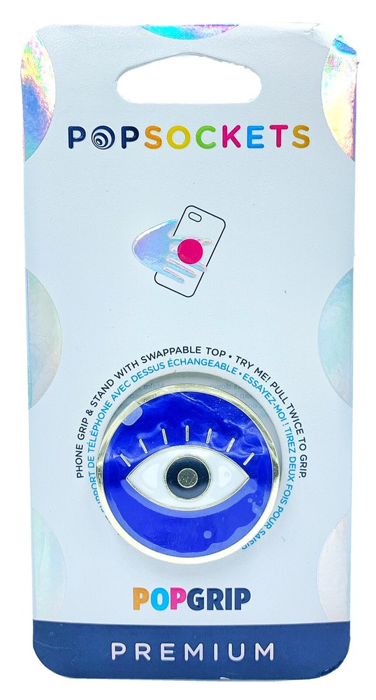 PopSockets Enamel Metal Evil Eye 🧿 Blue Swap PopSocket Pop Socket PopGrip