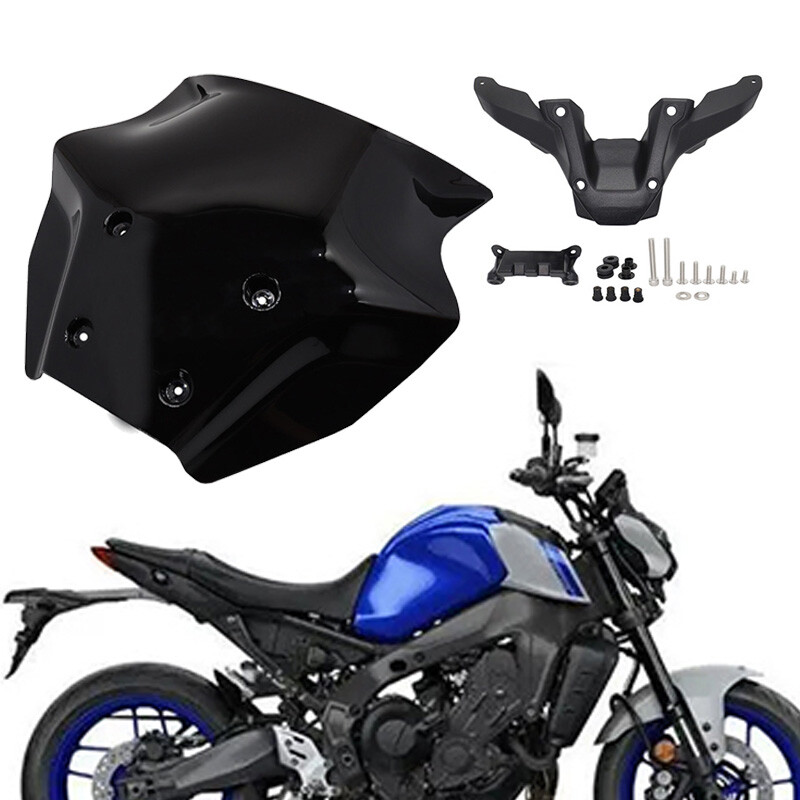 Windshield Windshield Wind Deflector With Bracket For Yamaha MT-09 2024