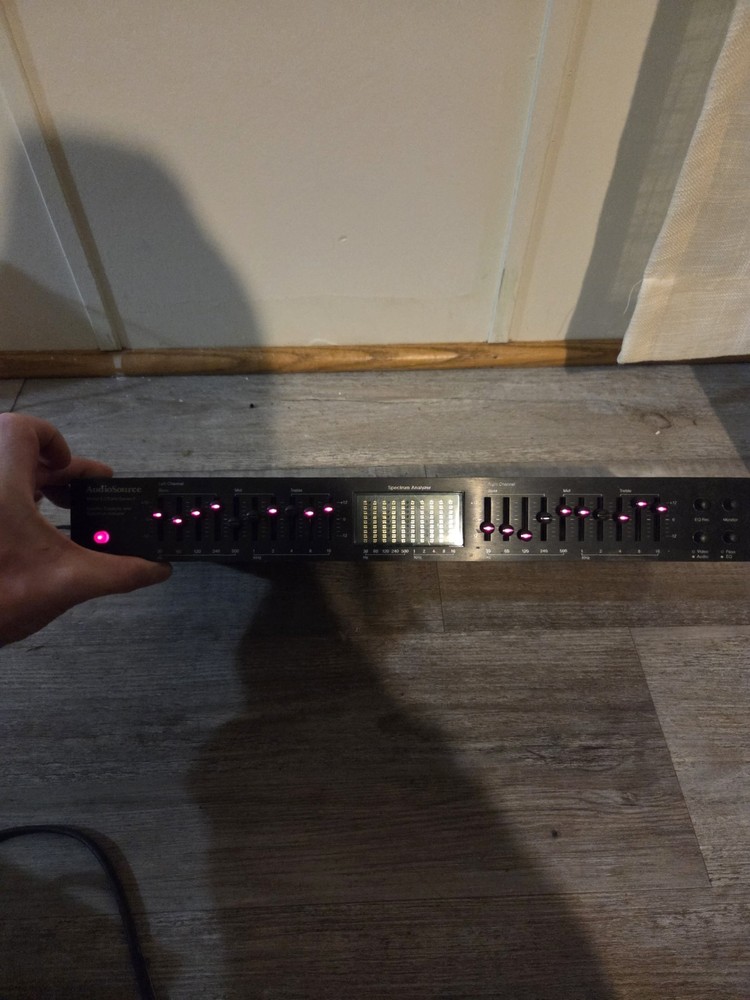 AudioSource Model EQ Eight Series II- 10 Band Graphic Equalizer UNTESTED