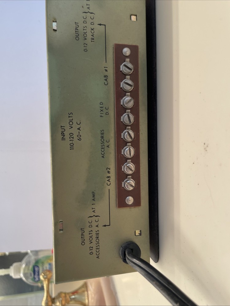 Vintage MRC Electronics Train Master Twinpak Transformer Model D-2000 -Working!