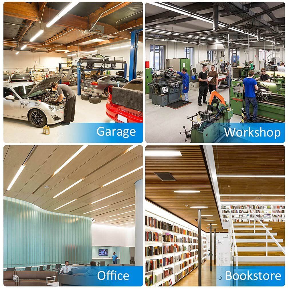 G13 T8 4 FT LED Shop Lights Bi-Pin 22W 28W LED Tube Light Bulbs 6500K Cool White