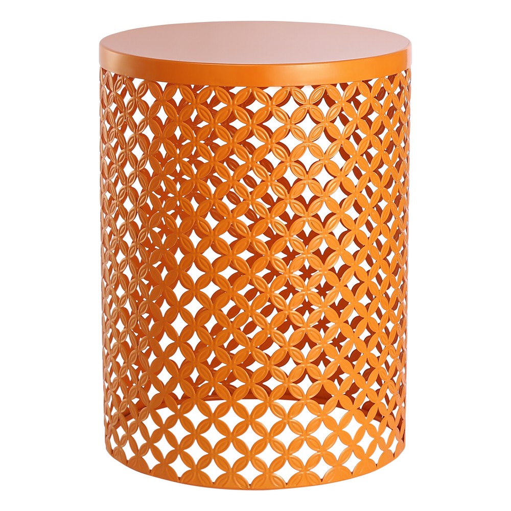 3 Pcs Outdoor Side Table Metal Frame Accent Table Modern End Table (S/M/L)