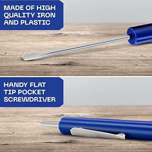 10 Pack Pocket Screwdriver With Schrader Removal Tool Small Precision Thermostat