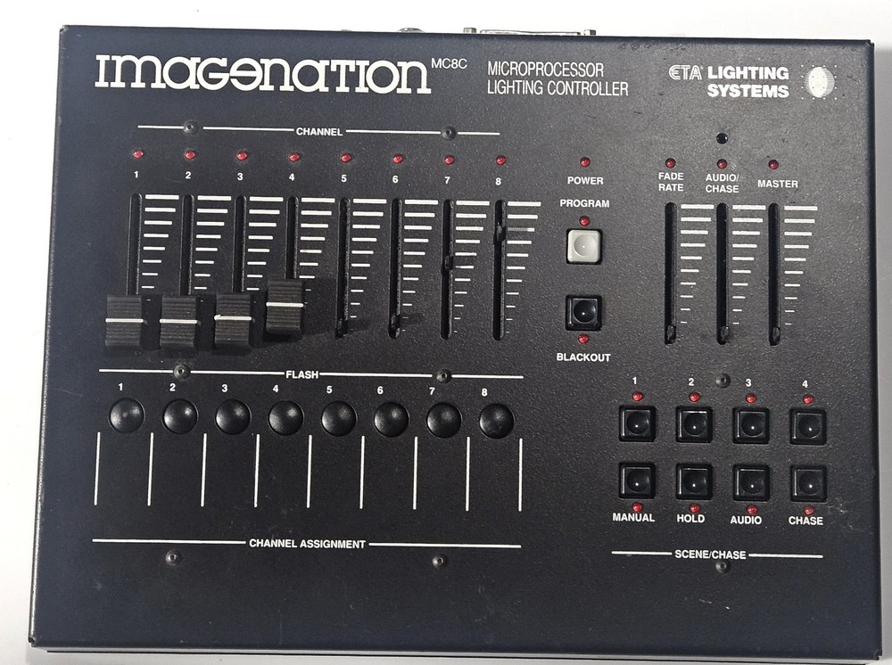MC8C - ETA Imagenation Microprocessor Lighting Cntr- UNTESTED - No Power Supply