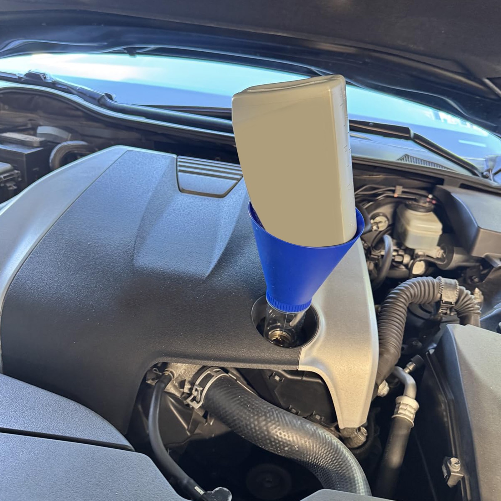 Locking Oil Funnel For Select Toyota Lexus Scion Threaded Adapter Fill Tool 37mm