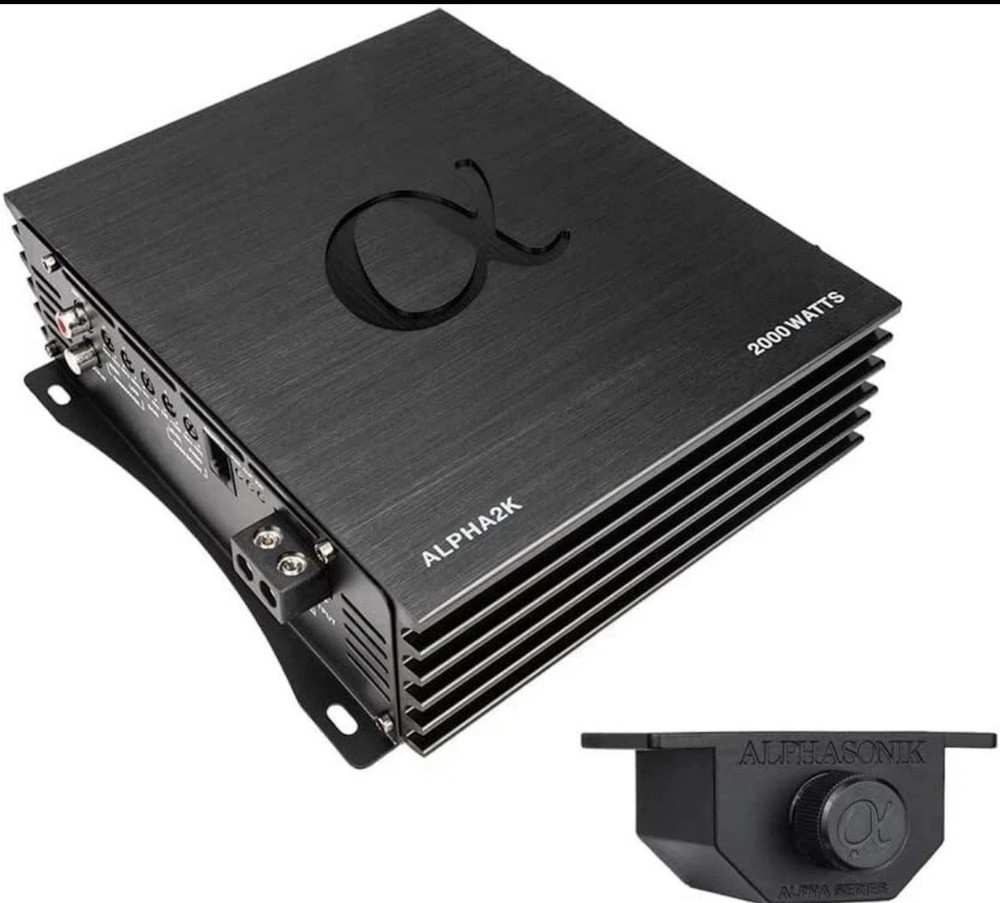 ALPHASONIK ALPHA 2K ALPHA SERIES CLASS D MONOBLOCK 2000W FULL RANGE AMPLIFIER