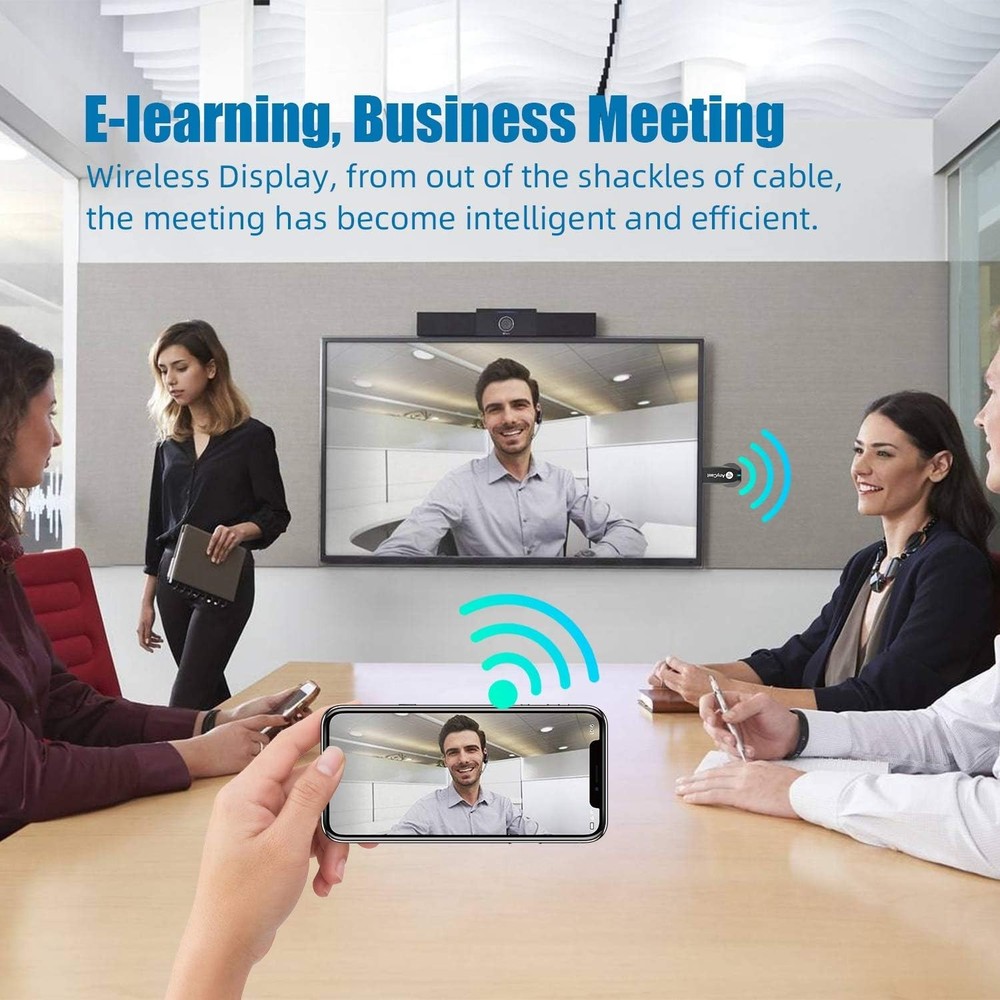 Wireless 4K Screen Mirroring Adapter - Easy HDMI Streaming for All Devices