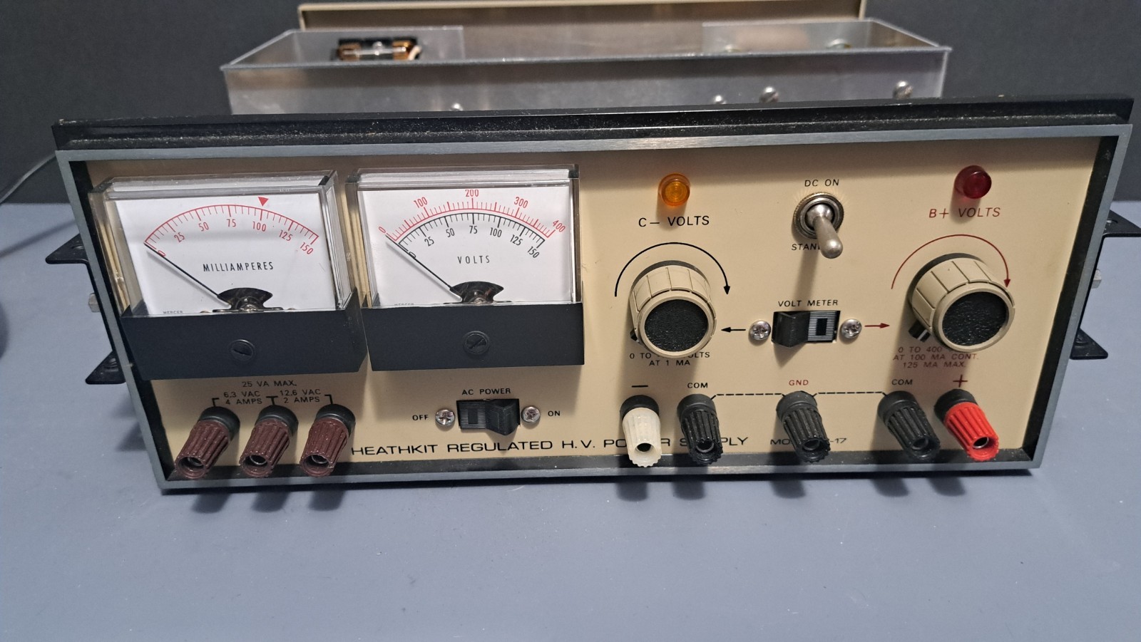 Heathkit IP-17 High Voltage Power Supply Fully Restored!! PS-4 + IP-32 Successor