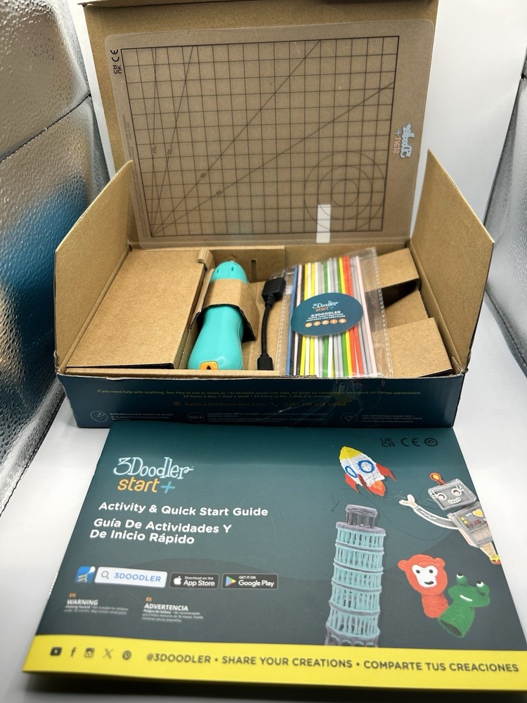 12379 3Doodler Start + Essentials Pen Set Stem Learning Open Box - Fun Craft