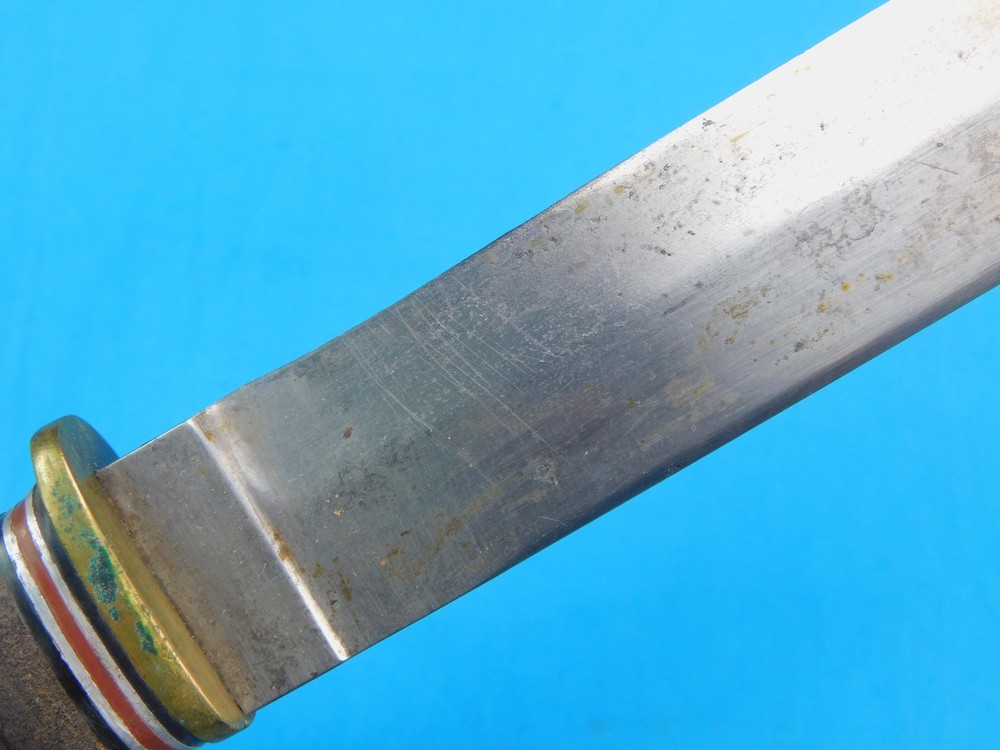Vintage US Custom Made Handmade Large Fighting Knife