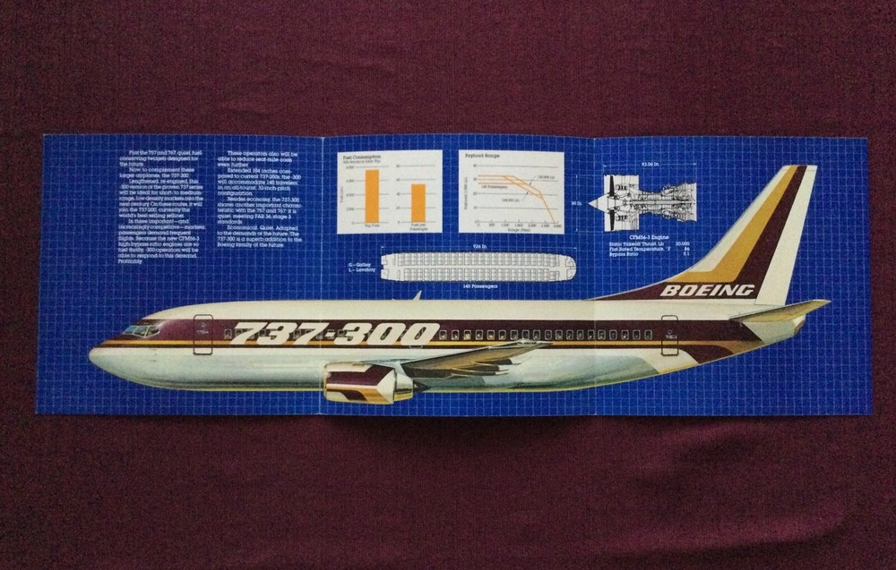 Boeing 737-300 Brochure 1979