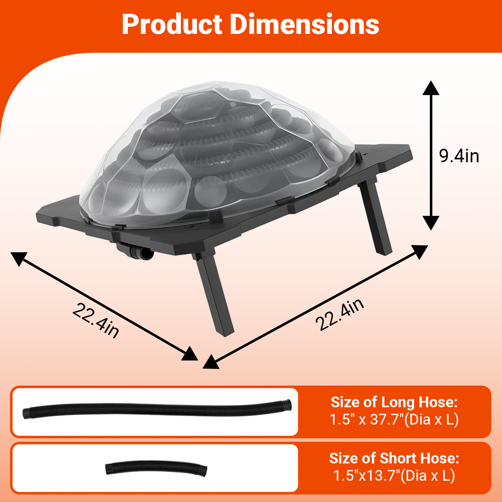 Solar Pool Heater for Above Ground Inground Pool Warmers Equipment for Outdoor