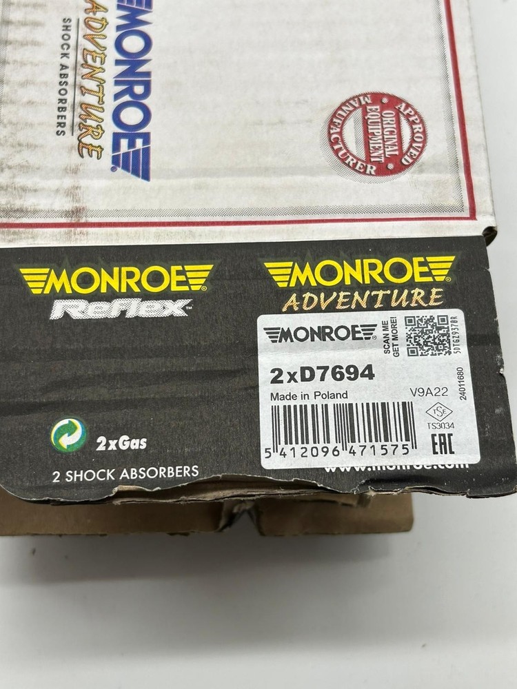 2x Rear Shock Absorber Monroe | D7694