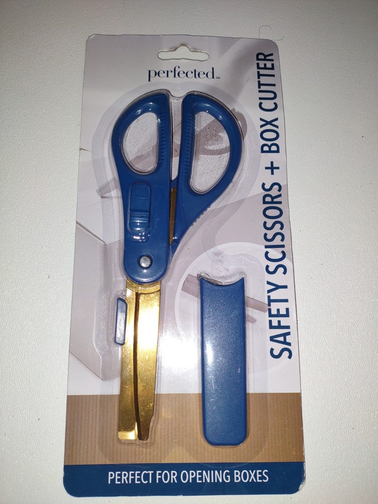 Perfected Safety Scissors + Box Cutter
