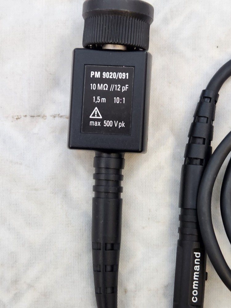 Philips PM 9020/091 COMMAND PROBE CABLE 10M OHM, 12PF , 10:1