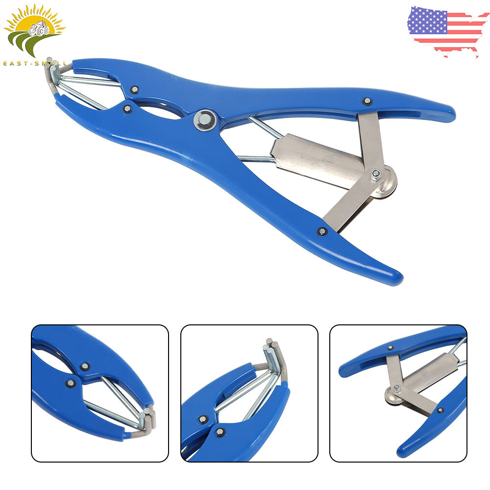 Bander Docking Elastrator Sheep Lamb Castration Applicator ＋ 100 Marking Ring