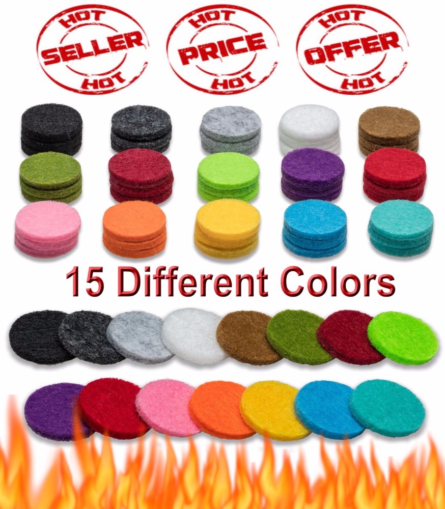 Essential Oil Diffuser Necklace Refill Pads For Aromatherapy Pendant Locket