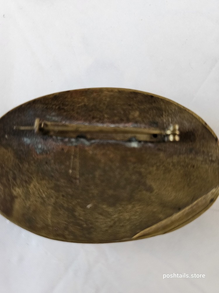 Brass Hammered Crafted Pin