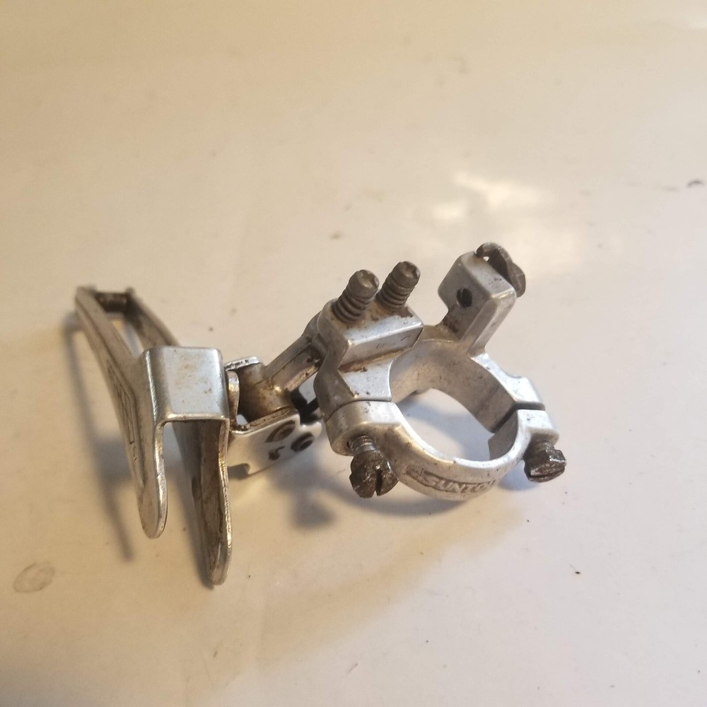 SUNTOUR SL FRONT DERAILLEUR JAPAN MAEDA 28.6 CABLE STOP SILVER BOTTOM PULL