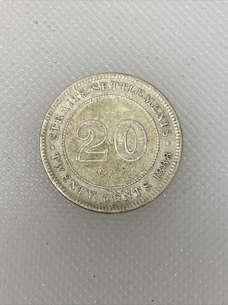 1888 strait settlements 20 cents R1