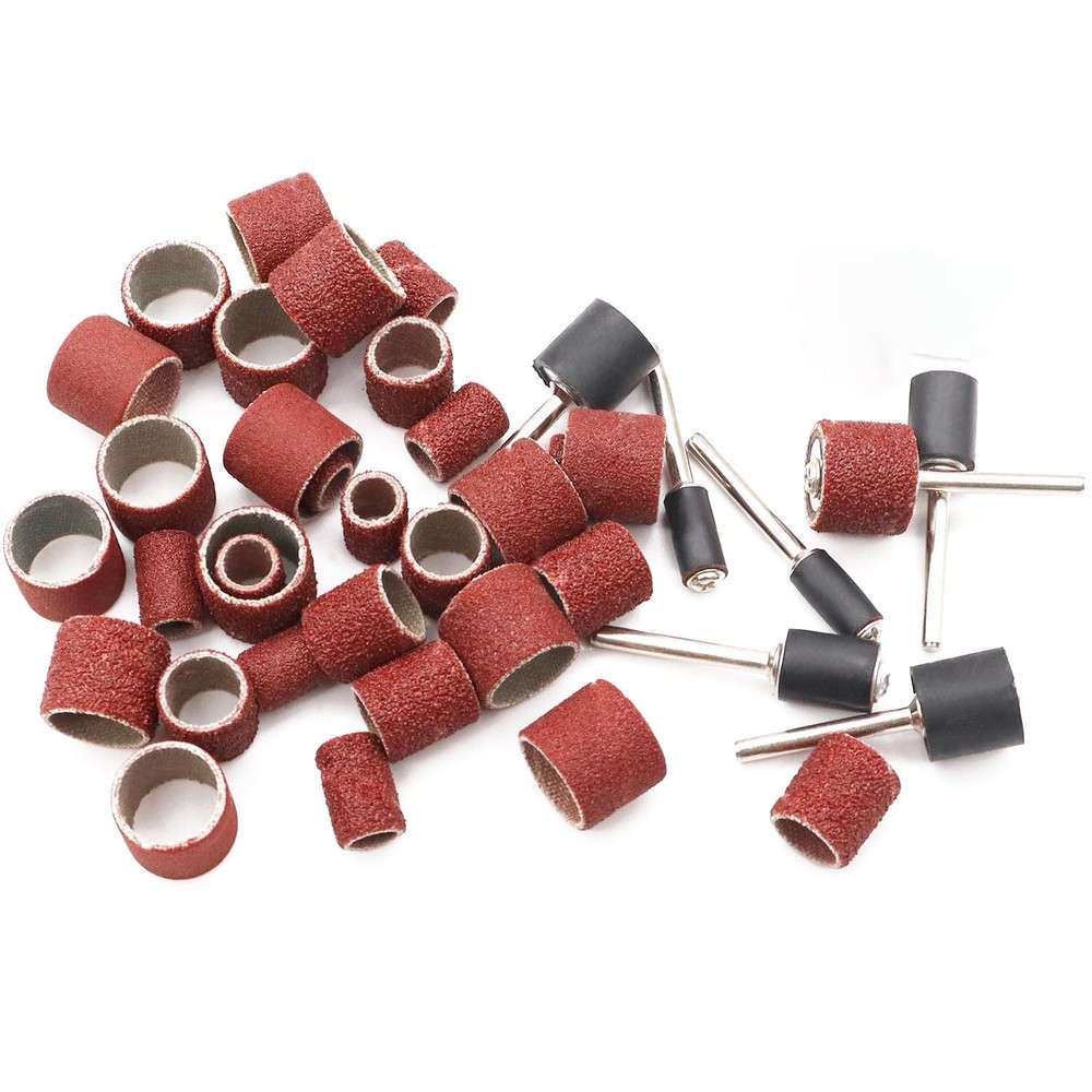 Sunxeke Sanding Drum Set for Most Rotary Tools-Includes 138