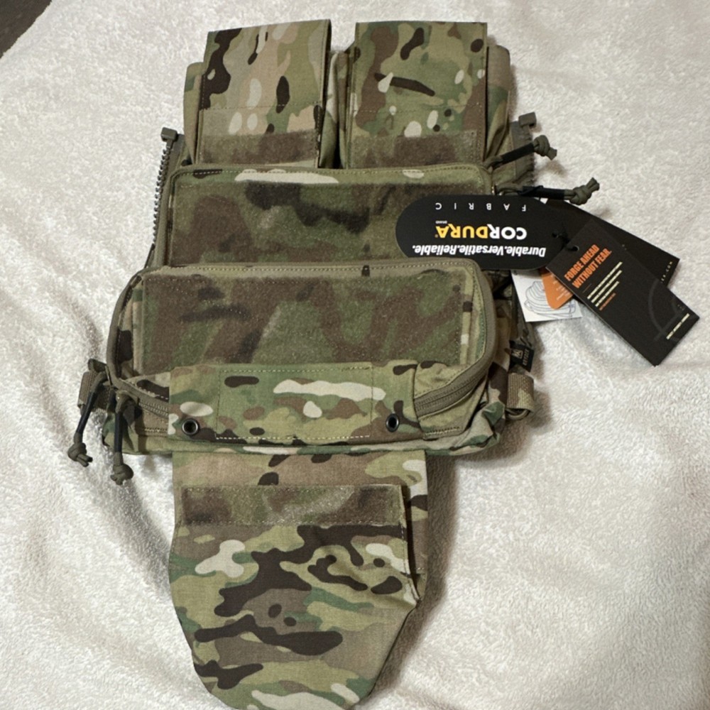 Krydex Modular JPC zipper back panel multicam