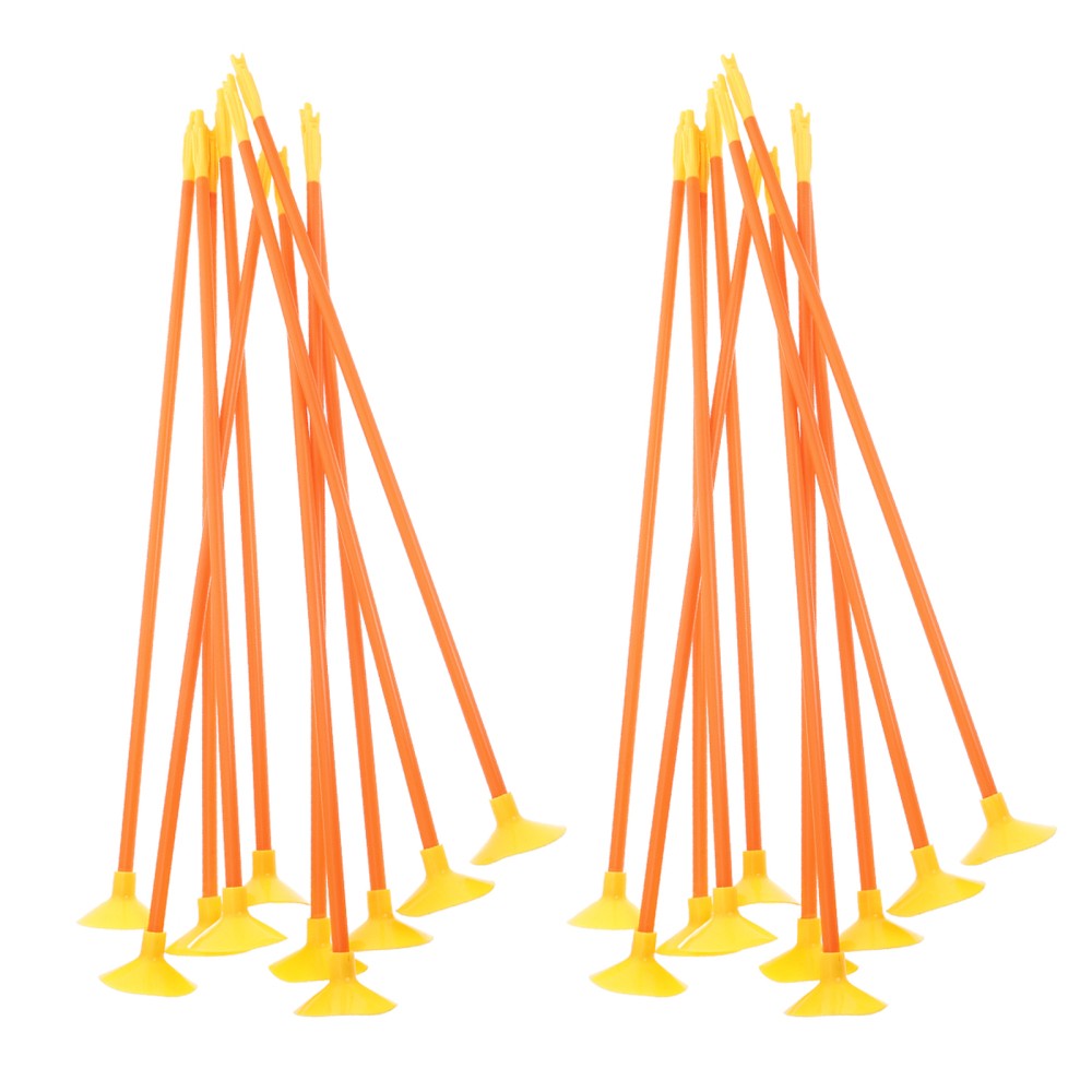 40PCS Play Replacement Arrows: Simulation Suction Cup Arrows Training Toy for