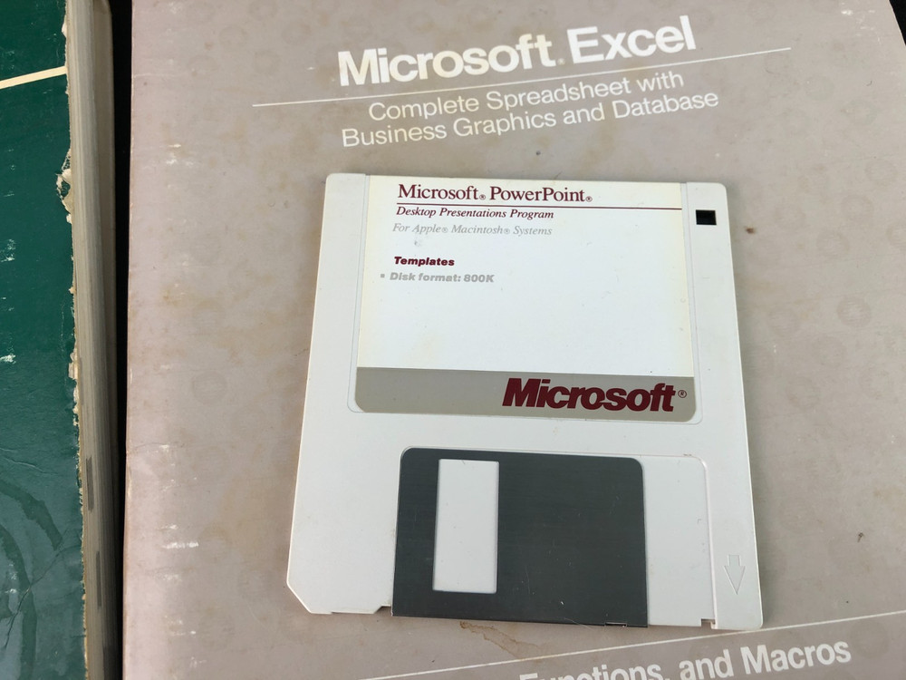 Vintage Macintosh Mircrosoft Multiplan Excel Basics Disks