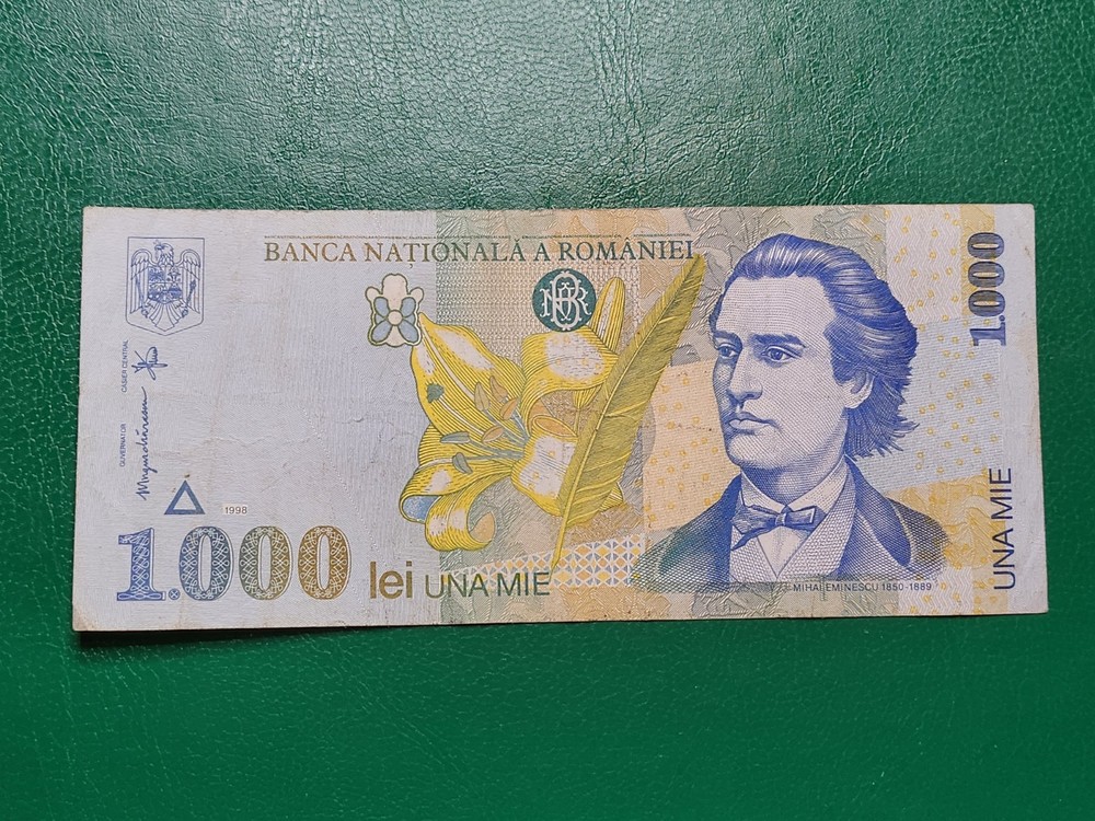 ROMANIA - 1000 LEI 1998 - BANKNOTES 1