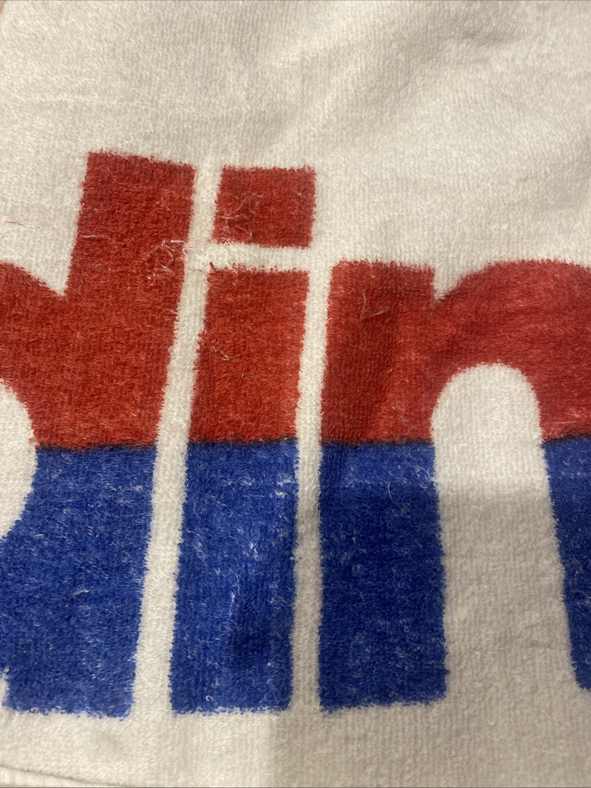 Vtg 1992 Vicodin ES Bath Beach Towel Pharma Advertising Rare