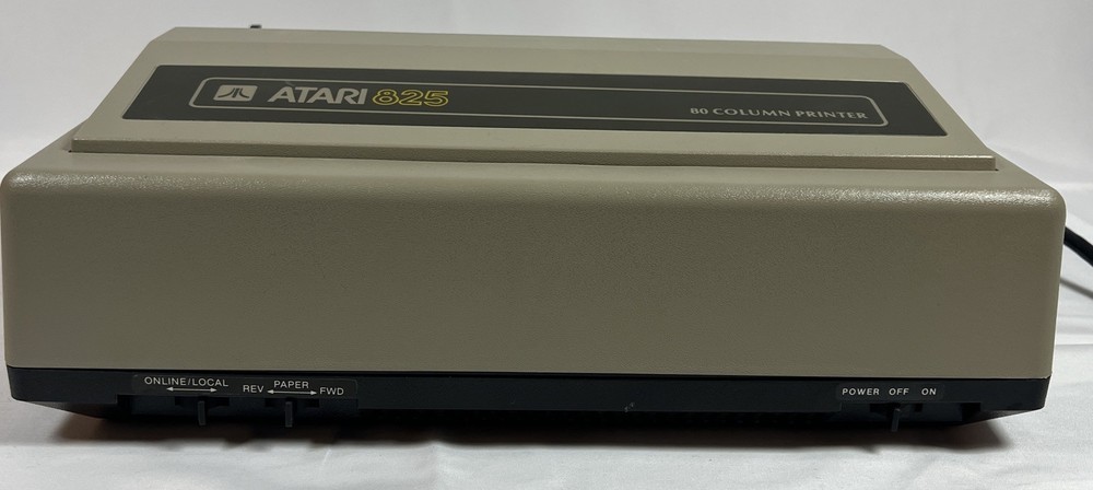 Vintage Atari 825 80 Column Printer UNTESTED - AS-IS