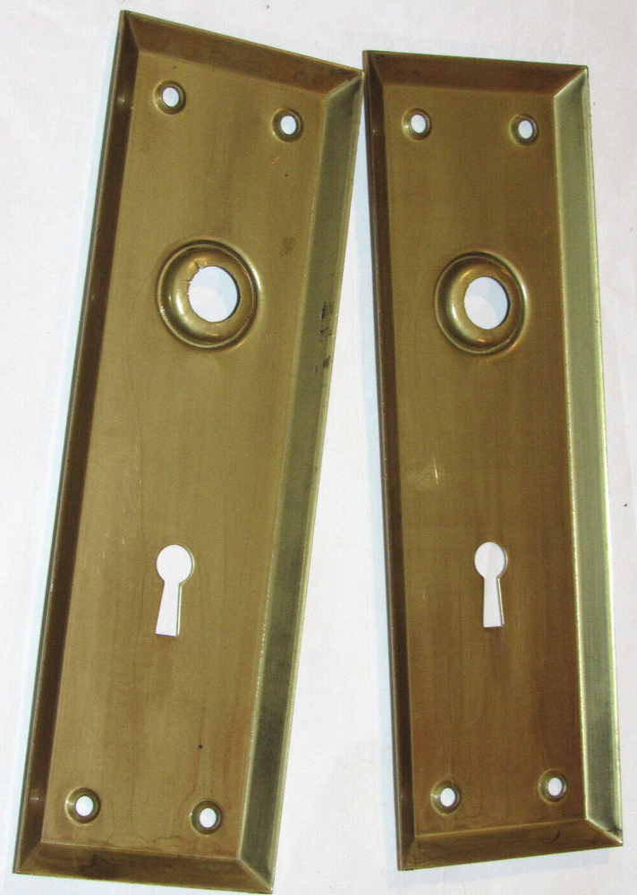 UNUSED VINTAGE SKILLMAN MORTISE INSIDE SET W/KEY! MISSING KNOBS! WORKS SMOOTHLY