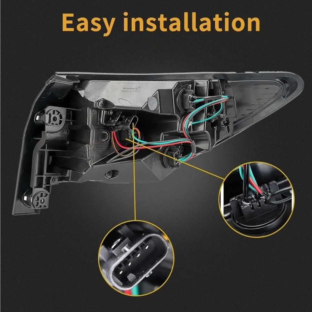 Tail Light Assembly Compatible With 2013-2017 Chevy Traverse Left Driver Side...