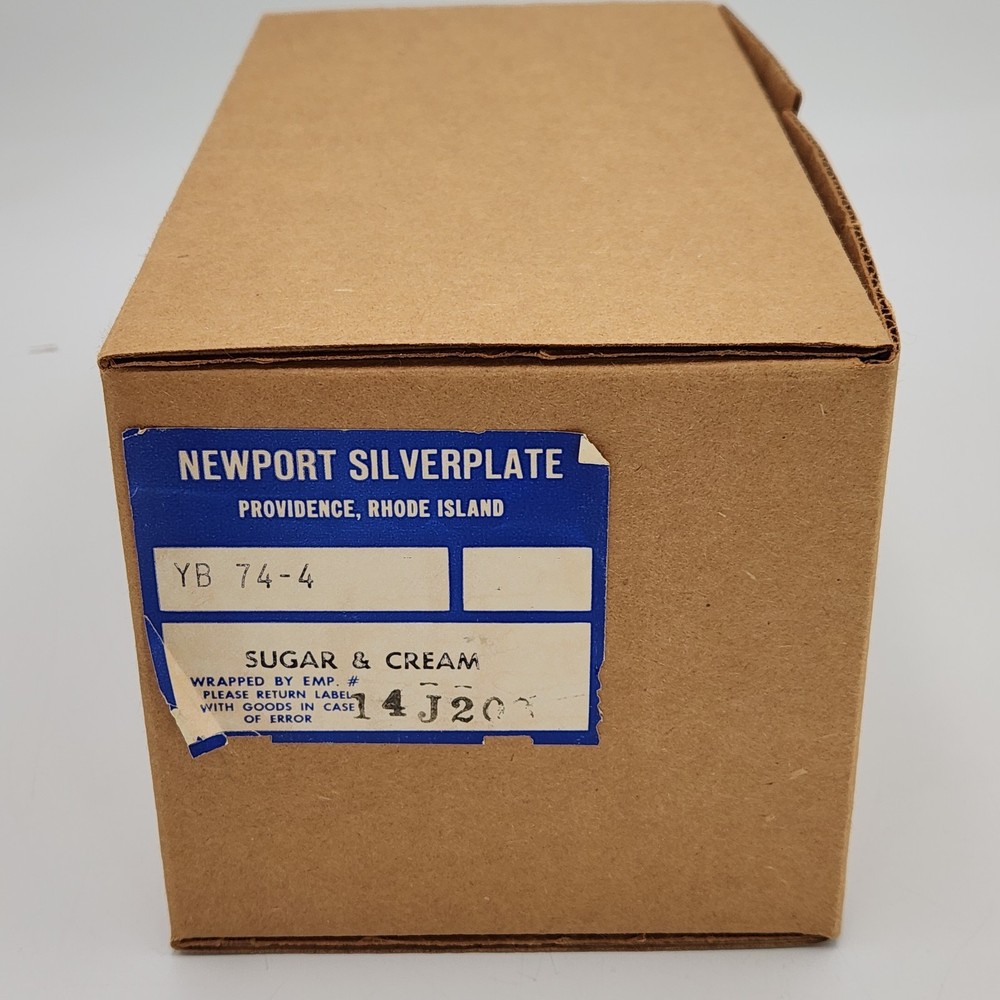 Vintage Gorham Newport Silverplate 4 Pc. Tea Coffee Set YB74 NOS Open Box