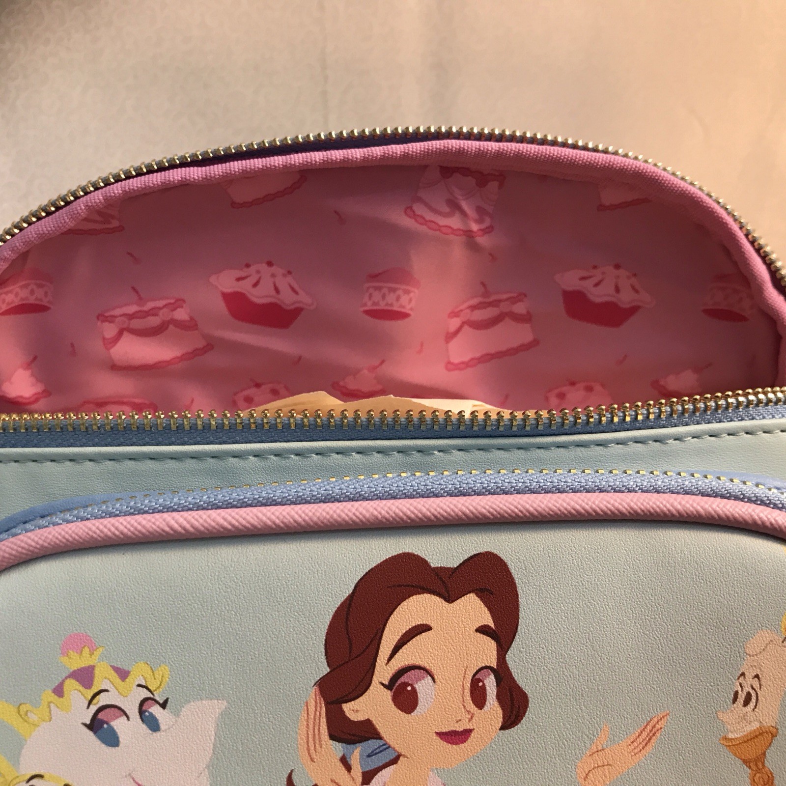 Disney Princess Bell Loungefly Large Fanny Pack New With Tags