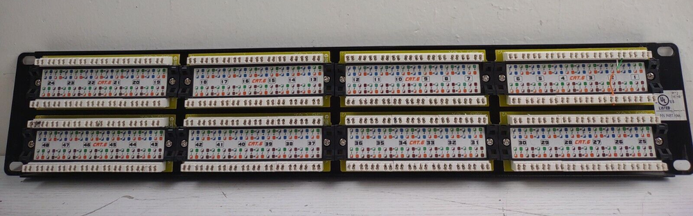 Tripp Lite 48 Port Data Rackmount CAT6 Patch Panel P48T-KAA: Optimized Network