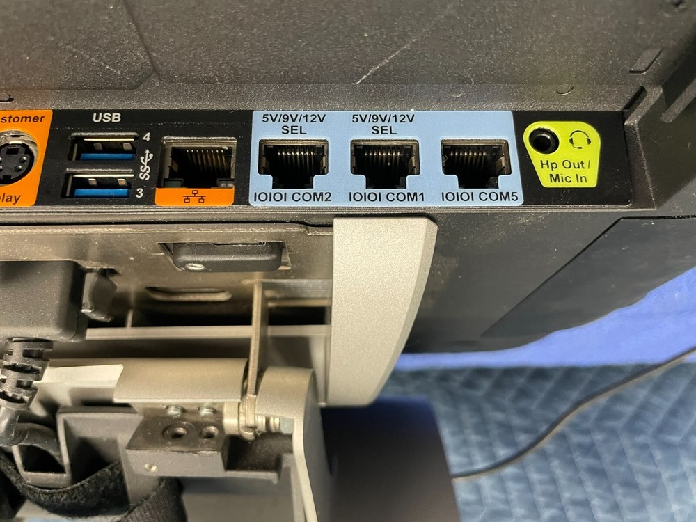 Micros POS Touchscreen Display with Stand, Adapter, & LCD Rear Display Series 2